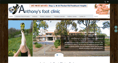 Desktop Screenshot of footclinicsydney.com.au